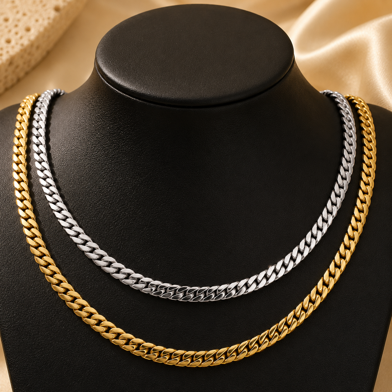 Nova Chain Necklace • Ατσάλι