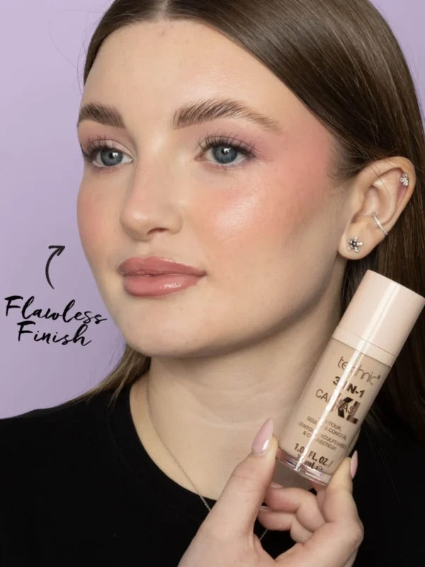 Technic 3 In 1 Canvas Concealer & Foundation XL ( 4 ΑΠΟΧΡΩΣΕΙΣ )