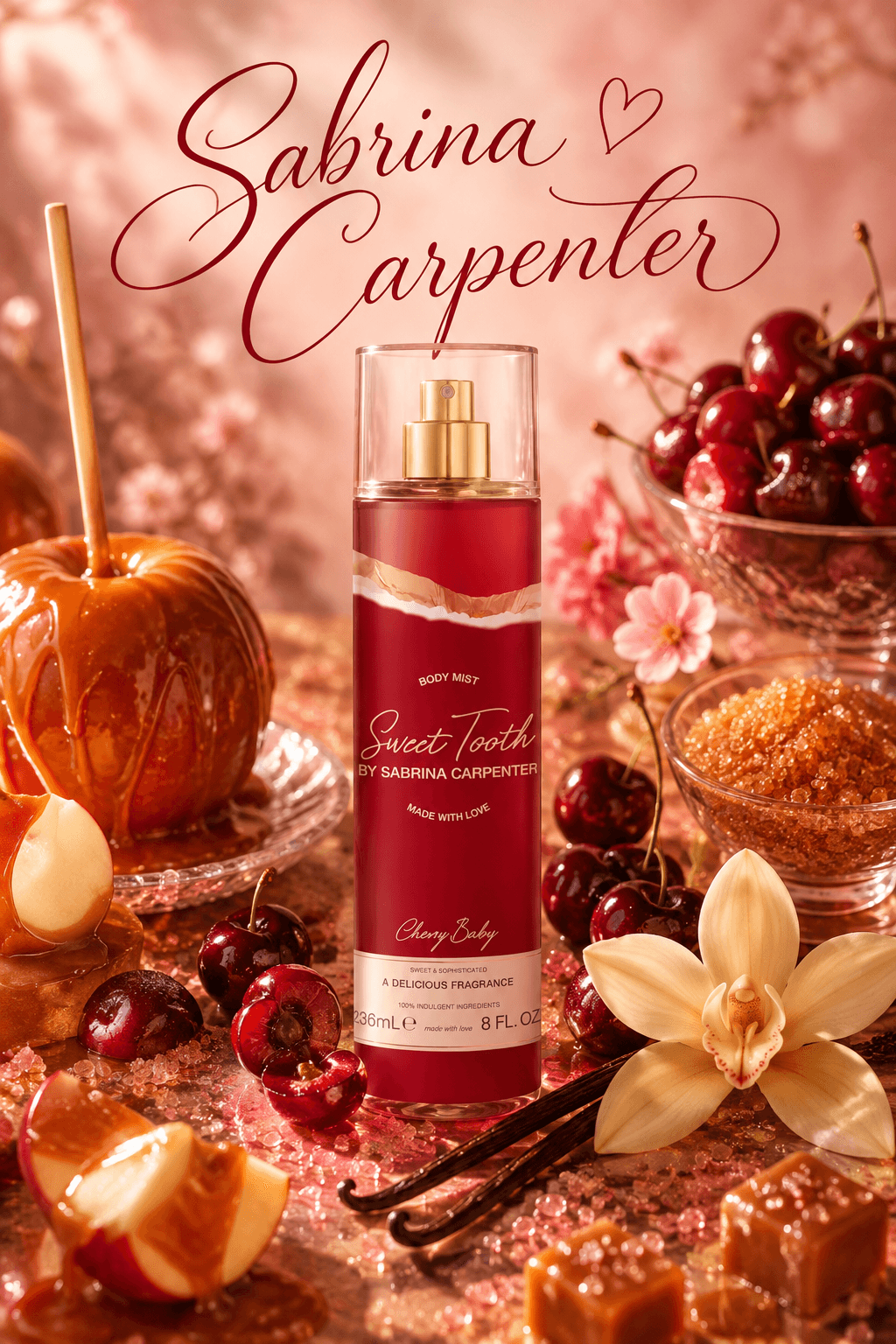 Sabrina Carpenter 🍒 Cherry Baby • Body & Hair Mist 236ml