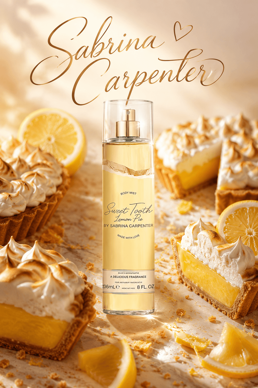 Sabrina Carpenter 🍰 Lemon Pie -• Body & Hair Mist 236ml