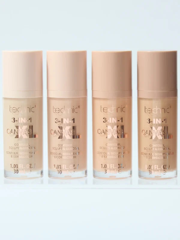 Technic 3 In 1 Canvas Concealer & Foundation XL ( 4 ΑΠΟΧΡΩΣΕΙΣ )