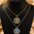 Celestial Eye Necklace • Ατσάλι
