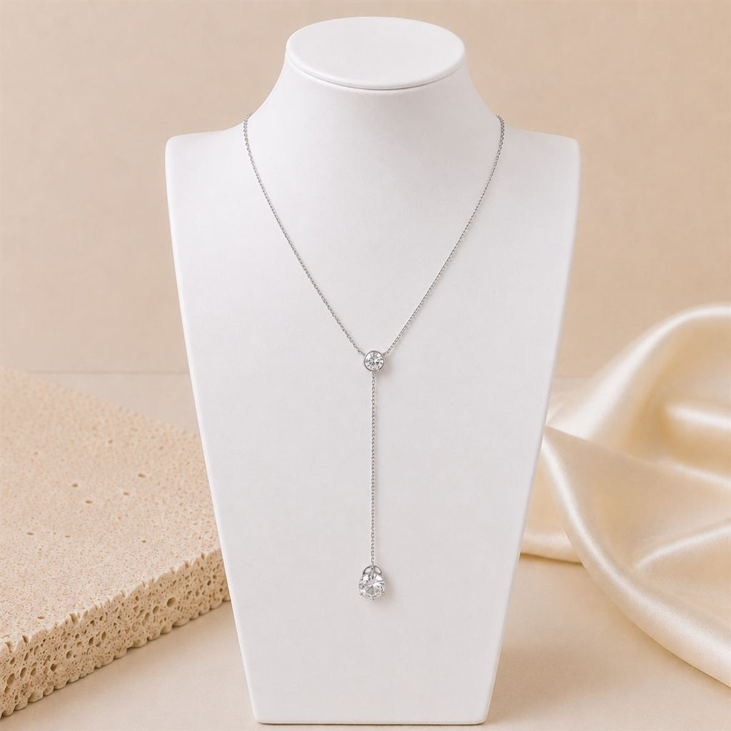Aurora Drop Necklace • Ατσάλι • Gold/Silver