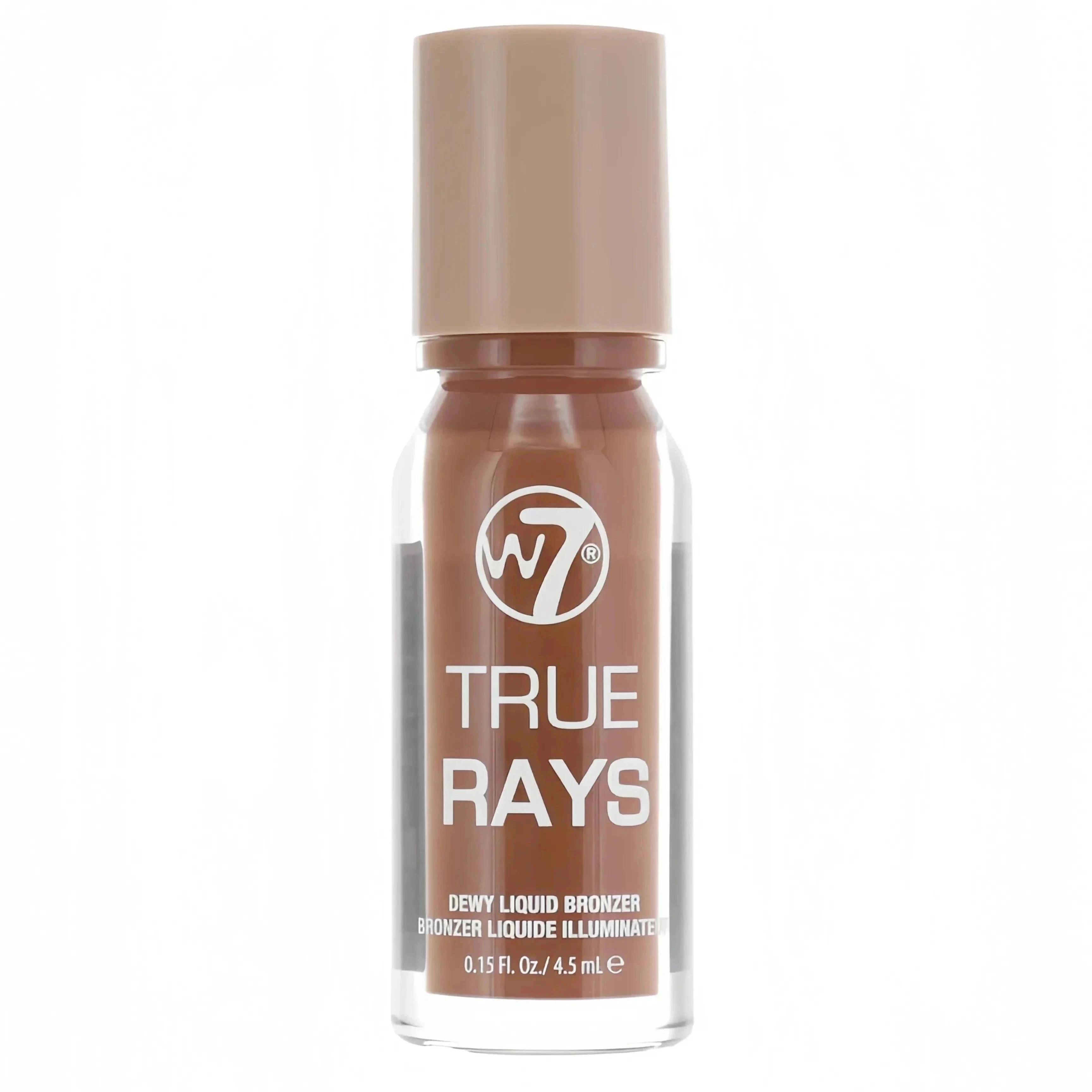 W7 True Rays Dewy Liquid Bronzer 4.5ml • Bask