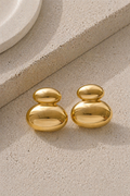 Ατσάλινα Σκουλαρίκια • Golden Duo