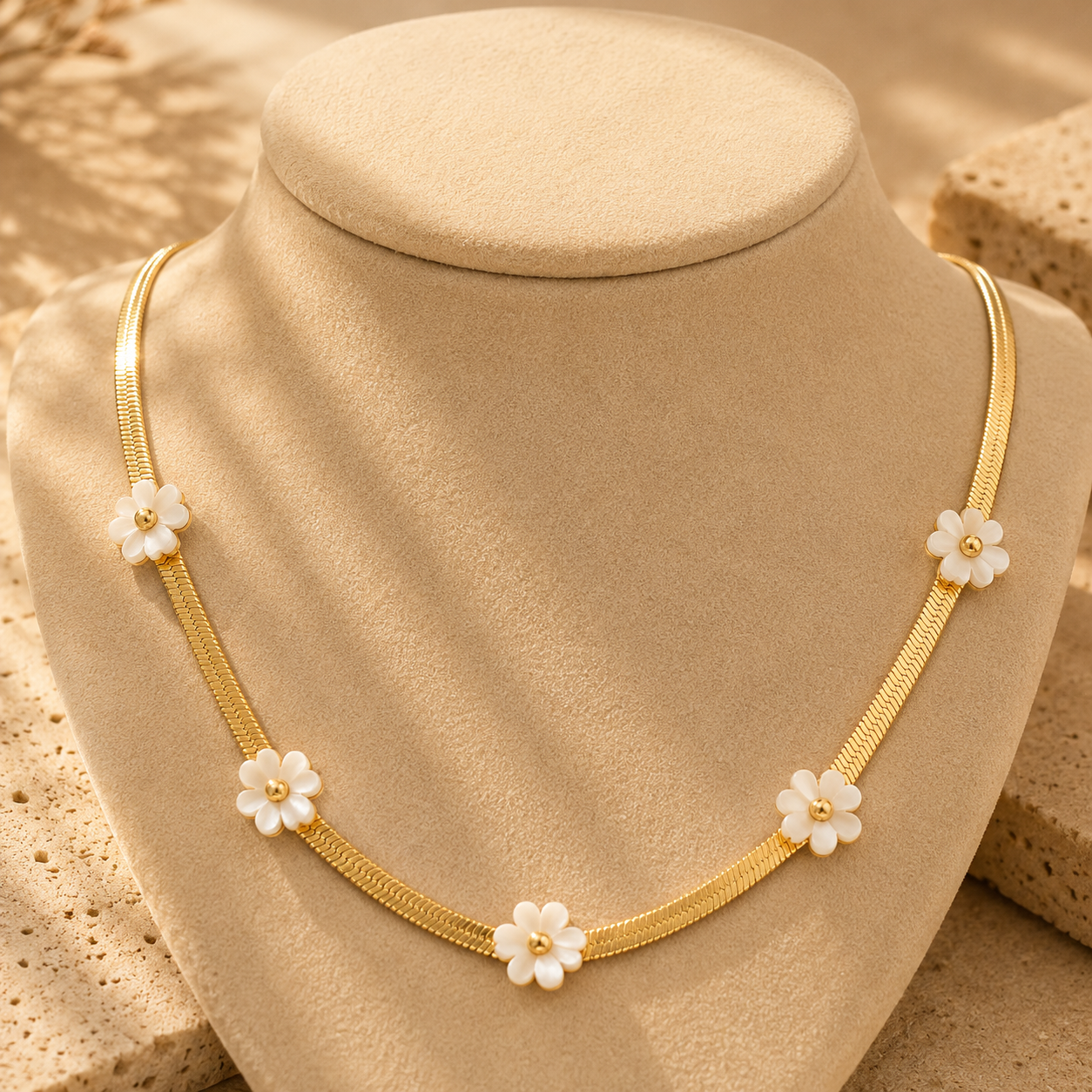 Bloom Necklace • 2Colors • Ατσάλι