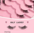 Charming • 7 Ζεύγη False Half  Lashes 🎀