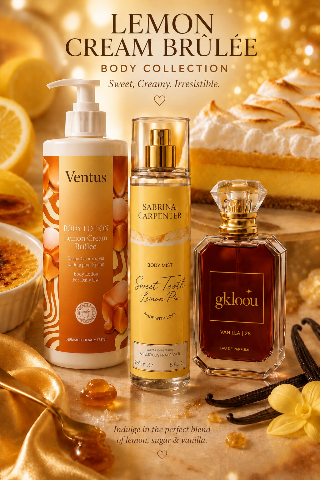 Lemon Cream Brûlée 🍋🍰