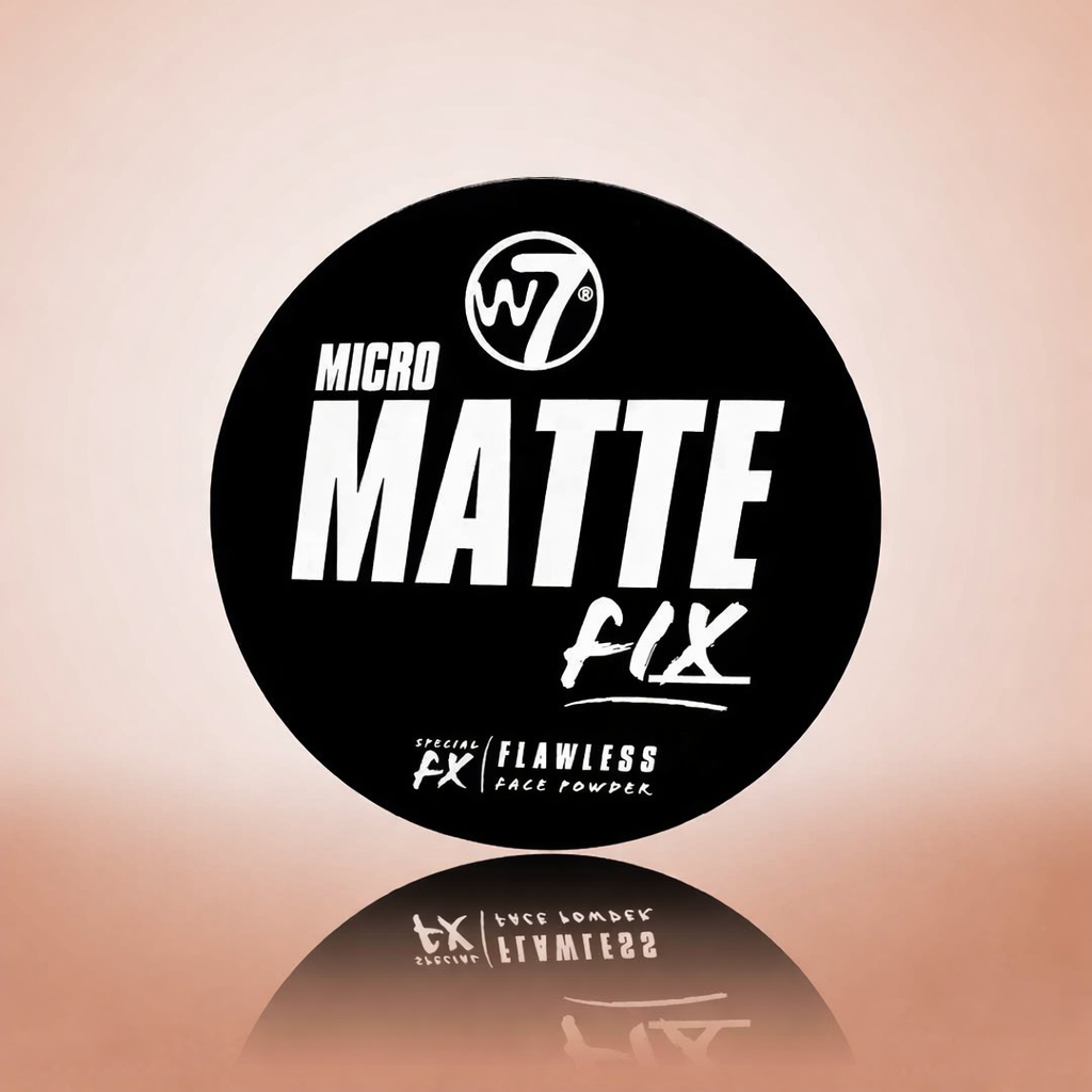 W7 Micro Matte Fix Face Powder • Translucent
