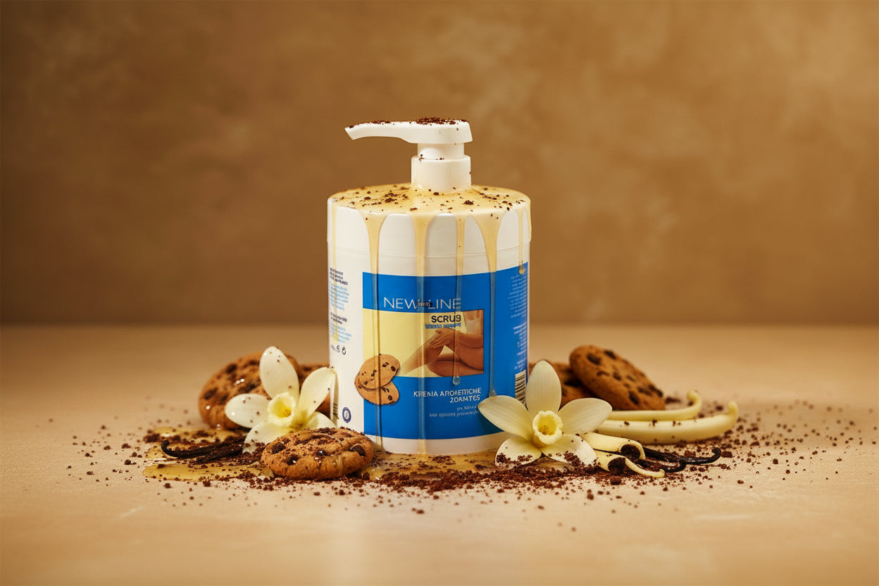 Imel Κρέμα Απολέπισης Σώματος NL •Vanilla - Cookies 500ml