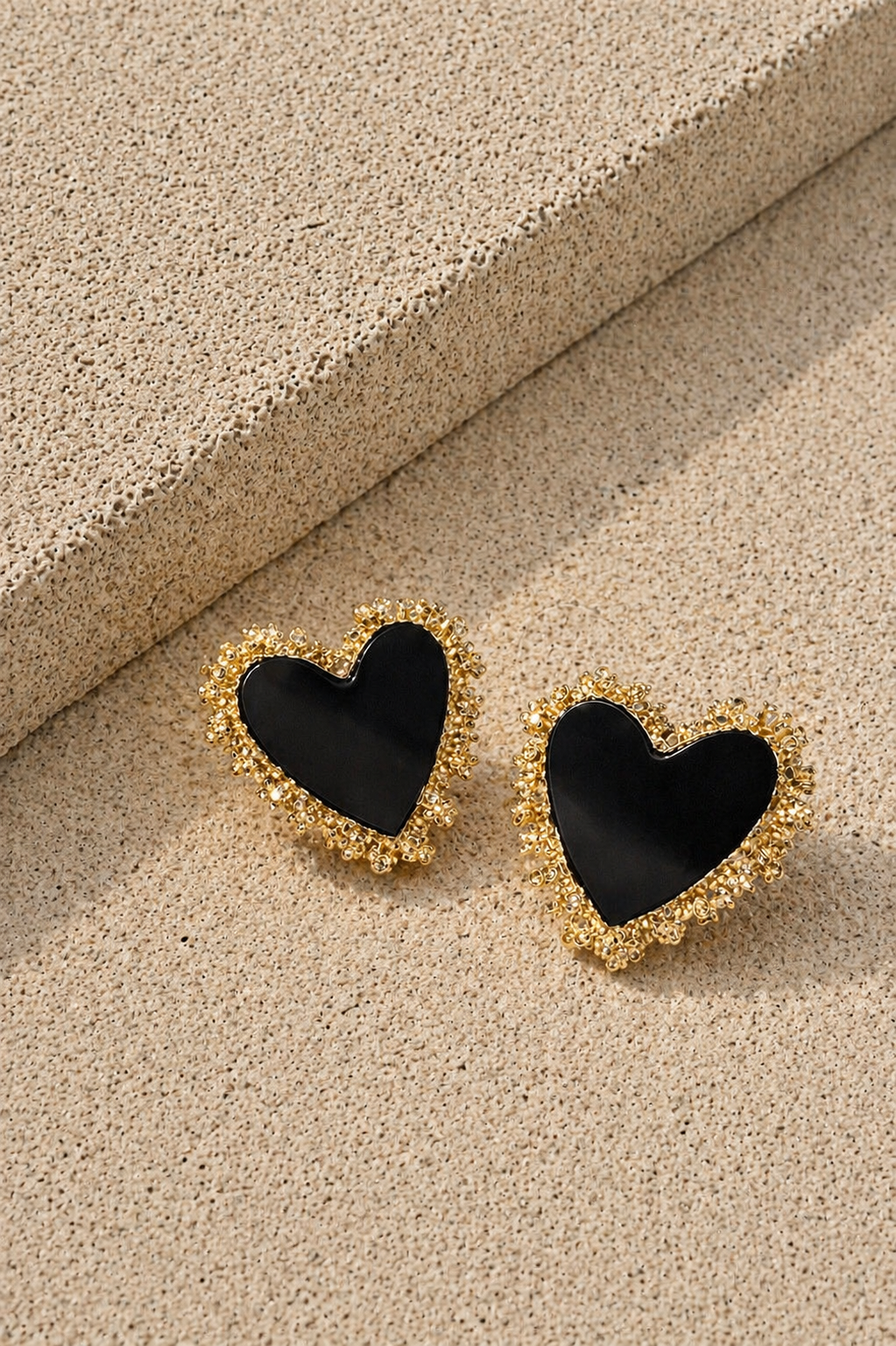 Ατσάλινα Σκουλαρίκια • Black Heart
