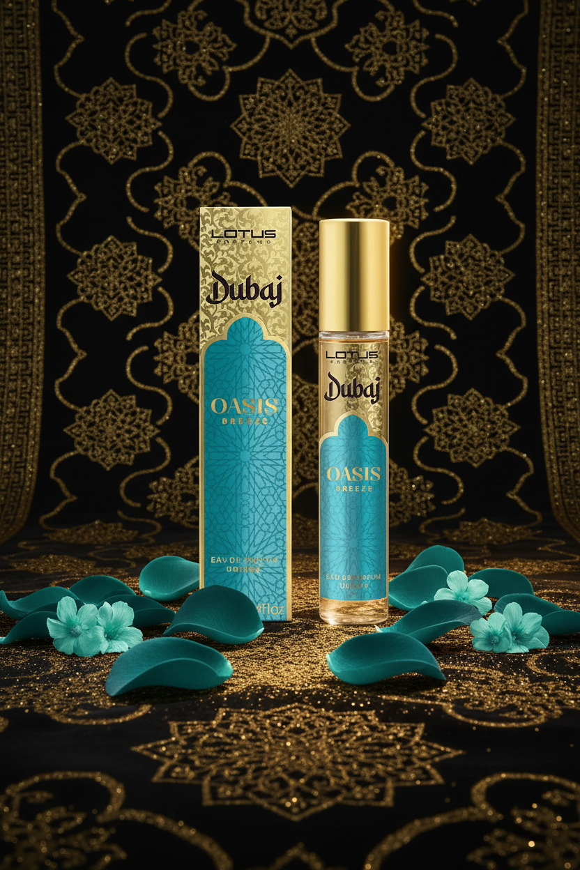 Dubaj Oasis Breeze - Gold Embroidery