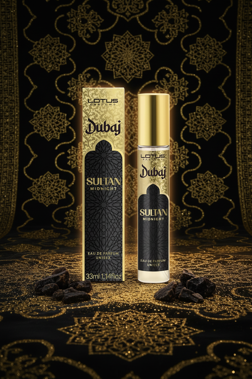 Dubaj Sultan Midnight - Gold Embroidery