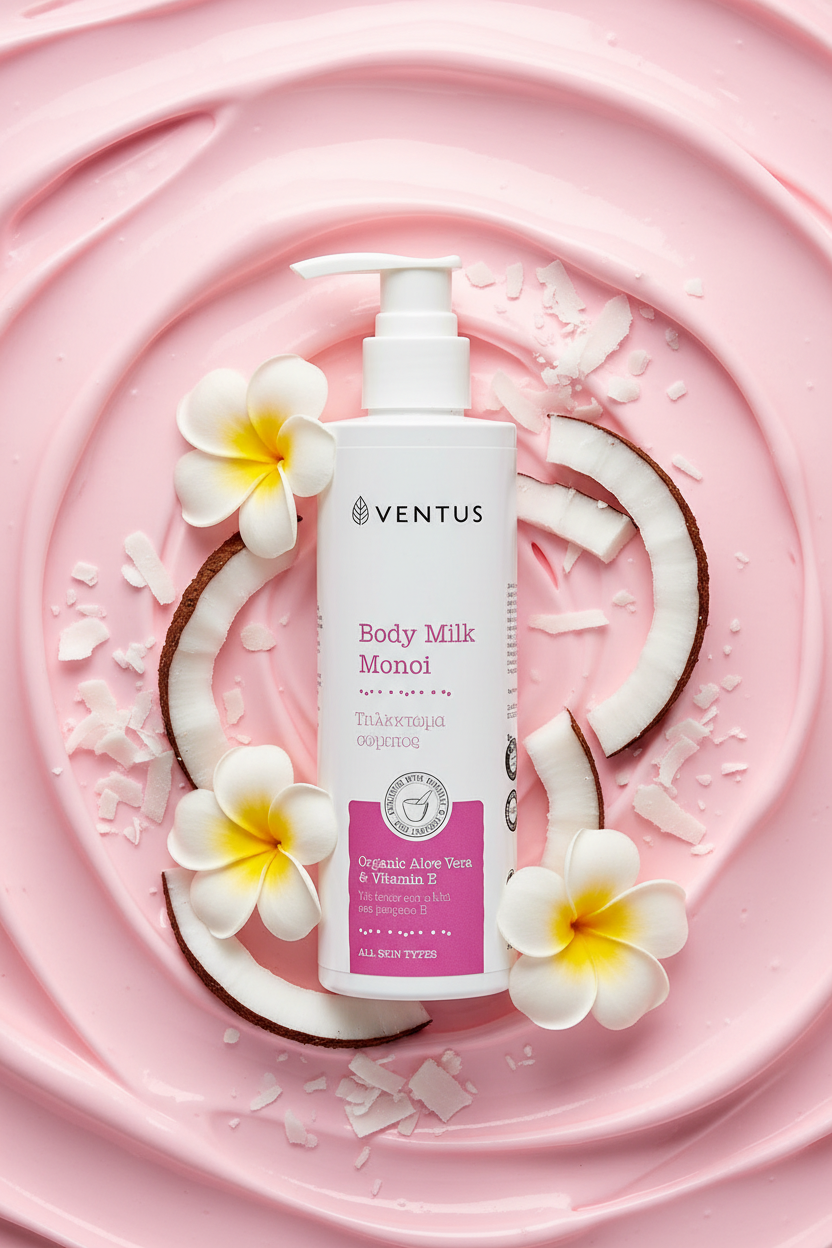 VENTUS Monoi - Pink Cream Larger Bottle