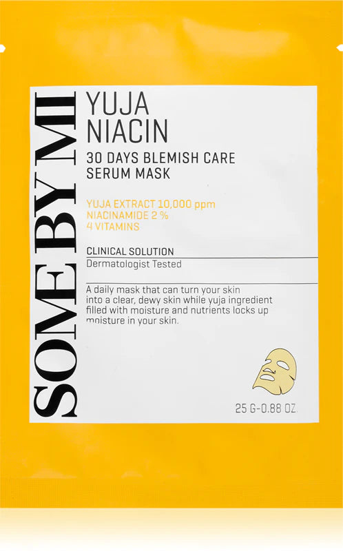 Some By Mi * Yuja Niacin Blemish Care Serum Mask